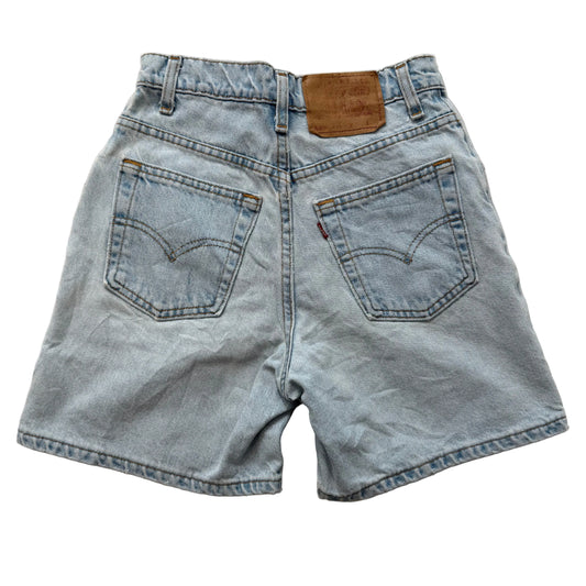 Levi Strauss & Co 550 Men's Light Wash Blue Denim Relaxed Fit Shorts Y2K Size 26