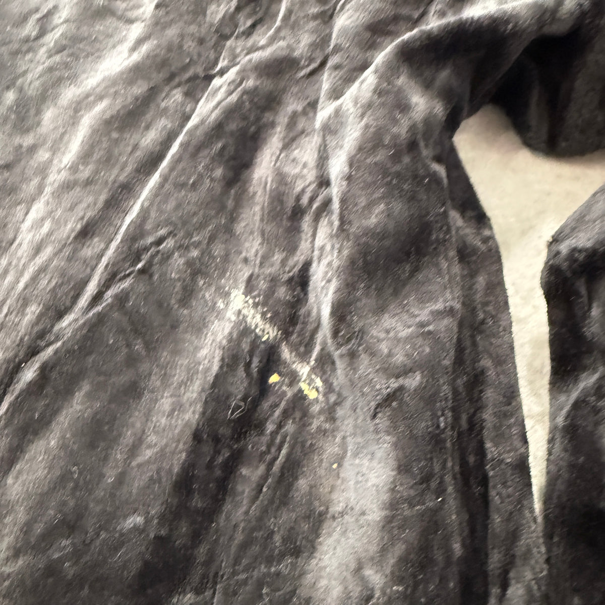 Vintage Juicy Couture Women's Black Velour Flared Track Pants Drawstring Size L