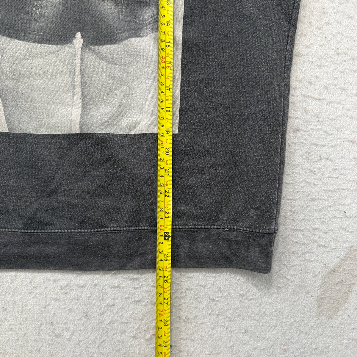 FUN Black Photo Graphic Crewneck Sweatshirt Size M photo 5