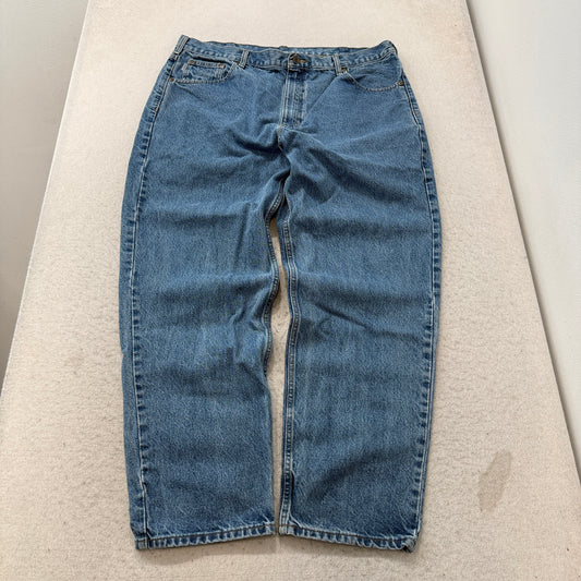 Carhartt Relaxed Fit Denim Jeans B17 Size 42x32 photo 2
