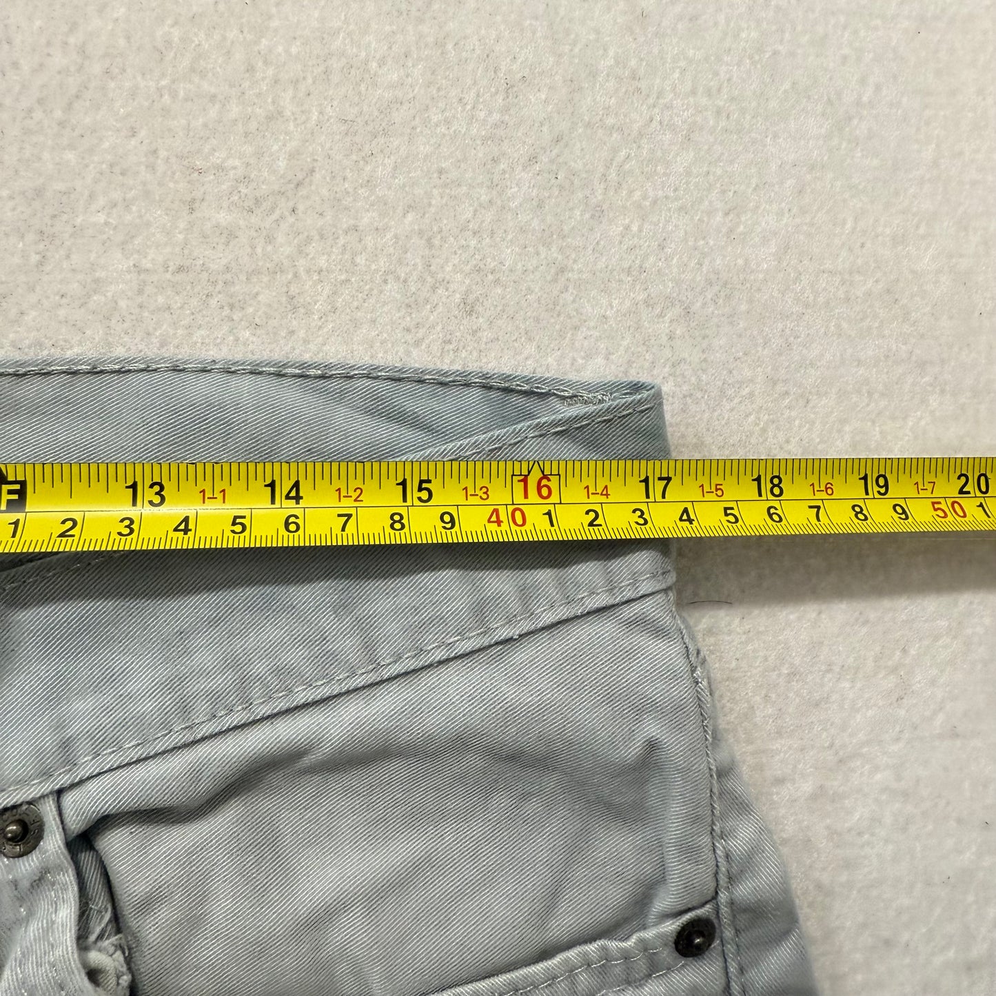 Levi Strauss & Co. 511 Men Stone Grey Cotton Slim Fit Straight Leg Pant Waist 36