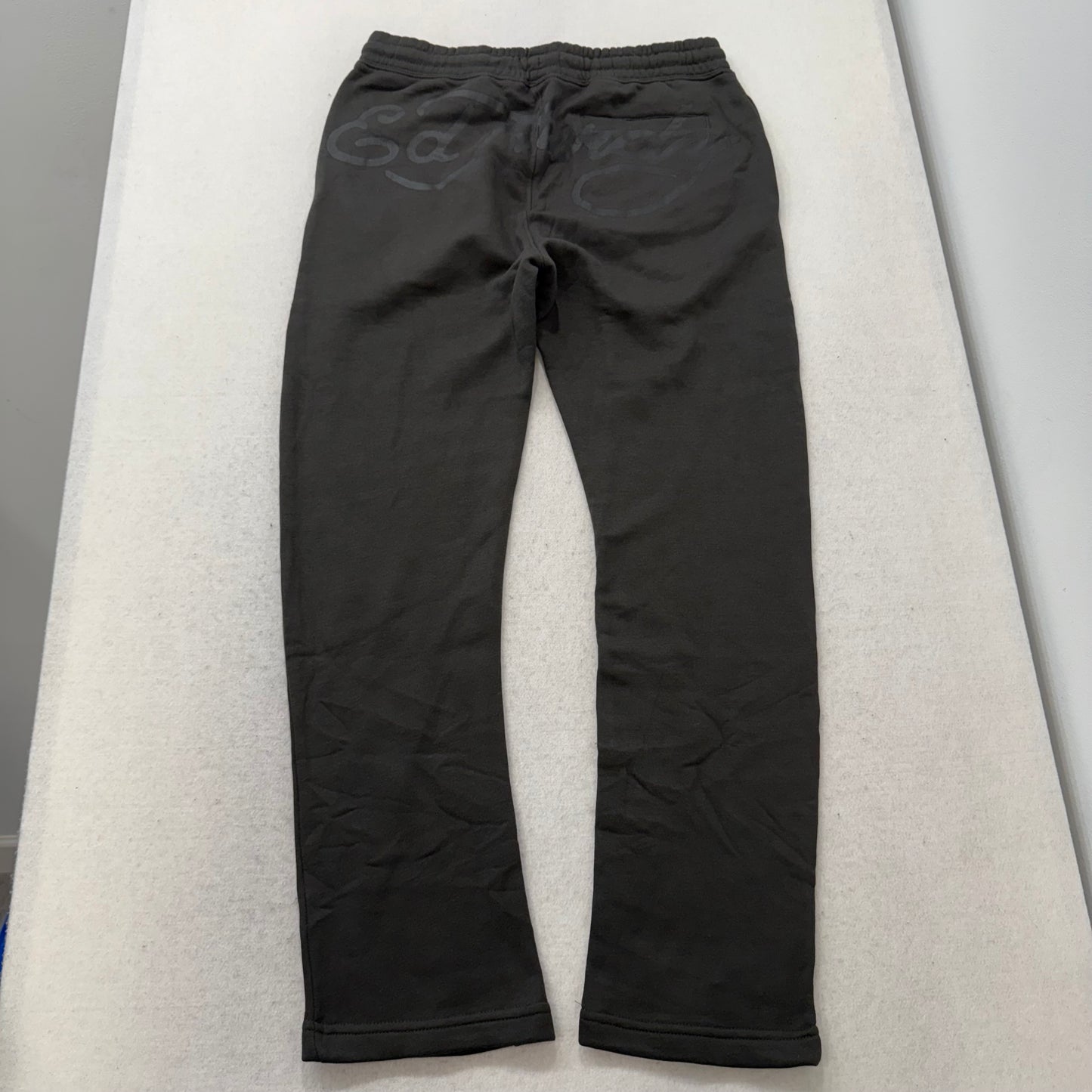 Ed Hardy Men's Black Cotton Slim Fit Sweatpants Panther Eagle Graphic Size L