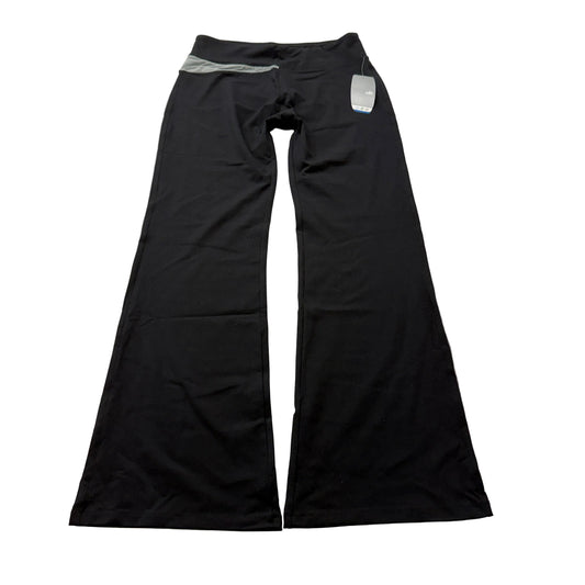 Alo Yoga CoolFit Women's Black Low Rise Track Pants Wide Leg Classic Size L