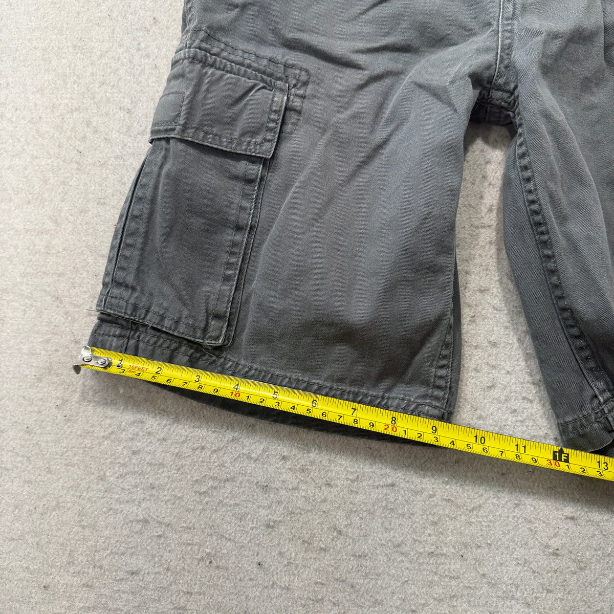 Boys Gray Cargo Shorts Size 10 photo 6