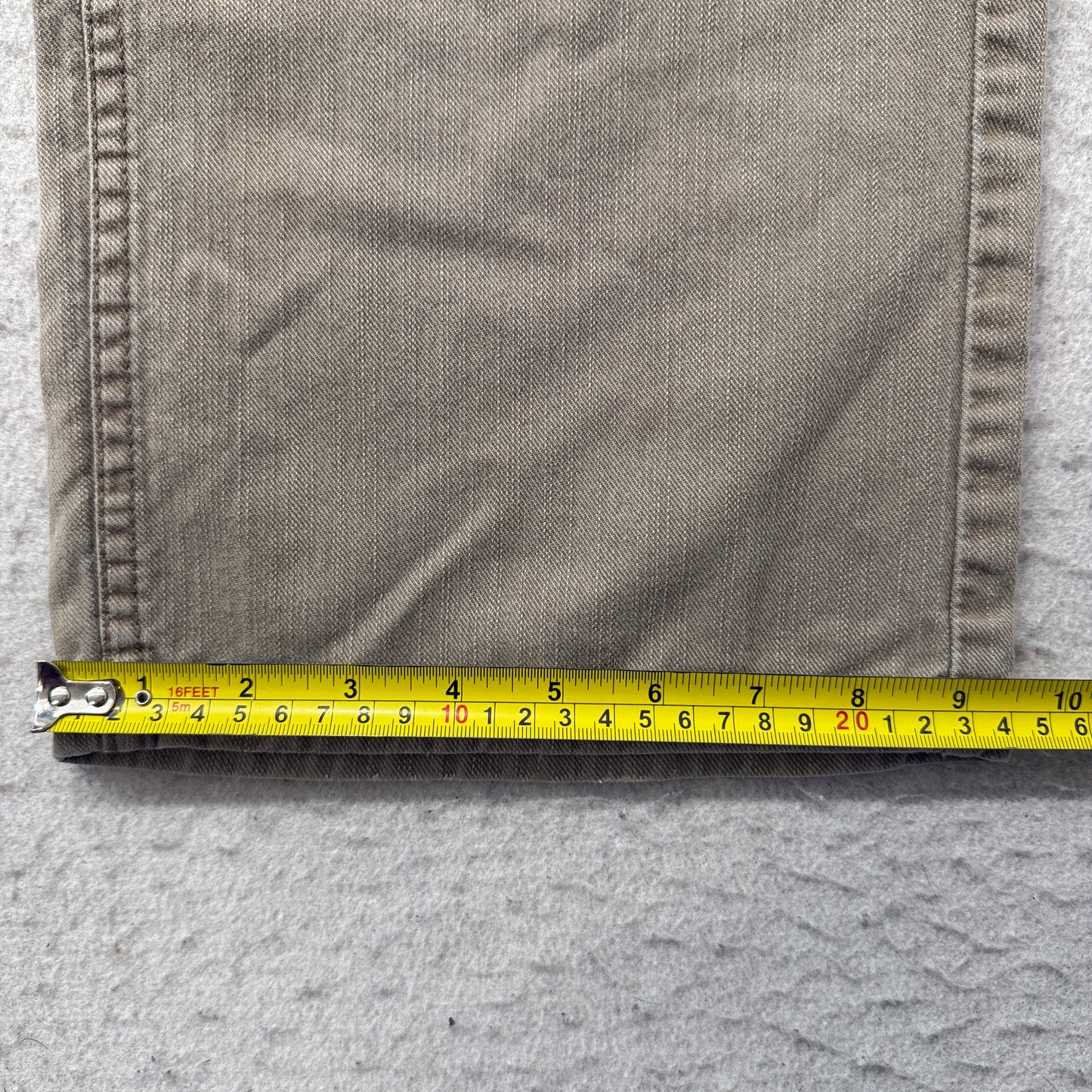Levi's Signature Men's Khaki Denim Jeans Pockets Classic Straight Size 38x30