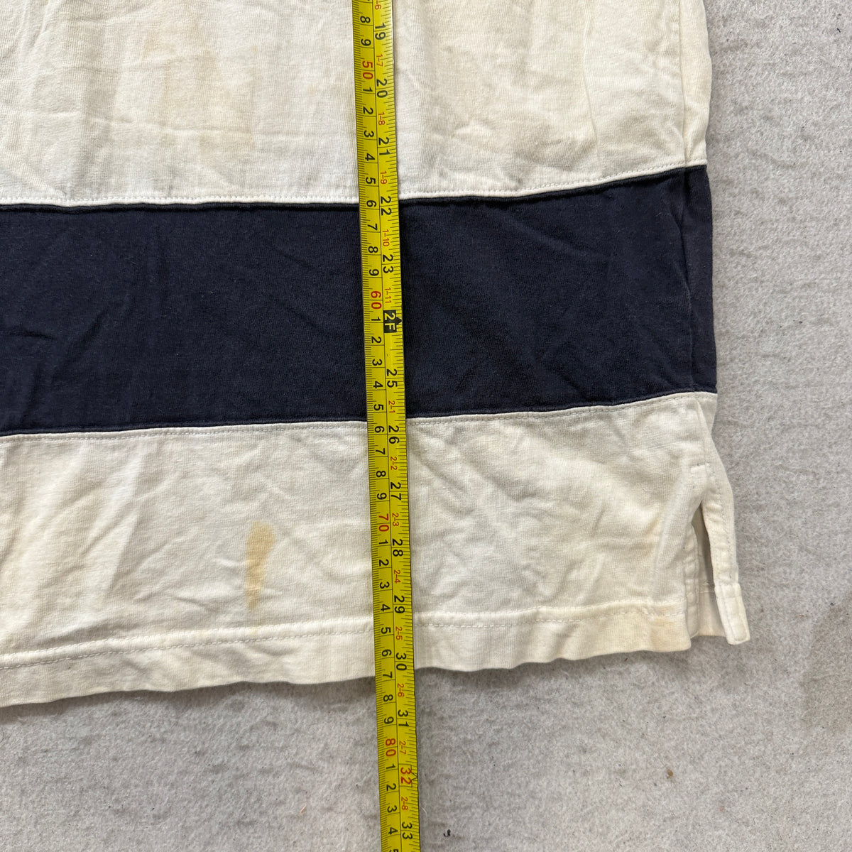 Chaps Ralph Lauren rugby polo length measurement