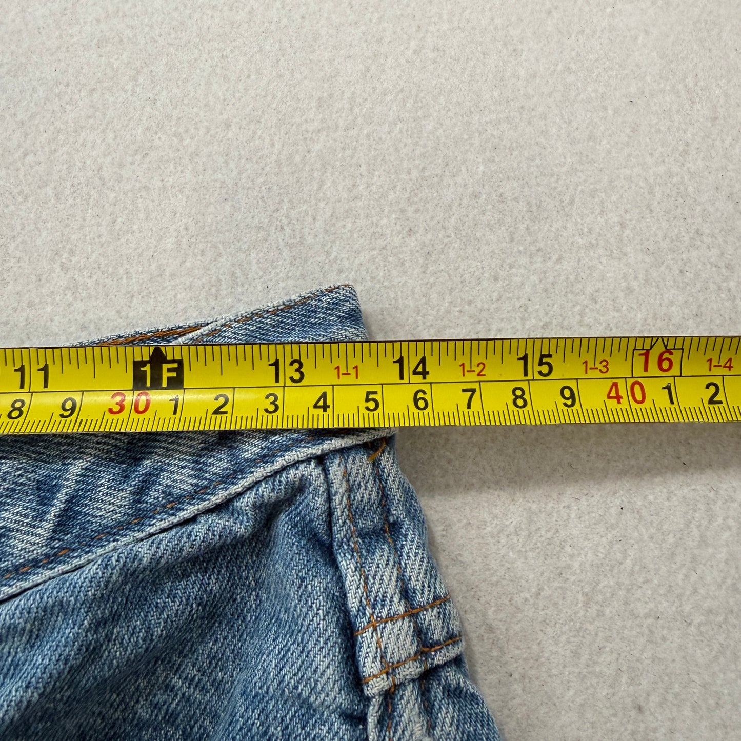 Vintage Bonjour Women's Blue Denim Jeans Relaxed Fit Pockets Classic Size W27