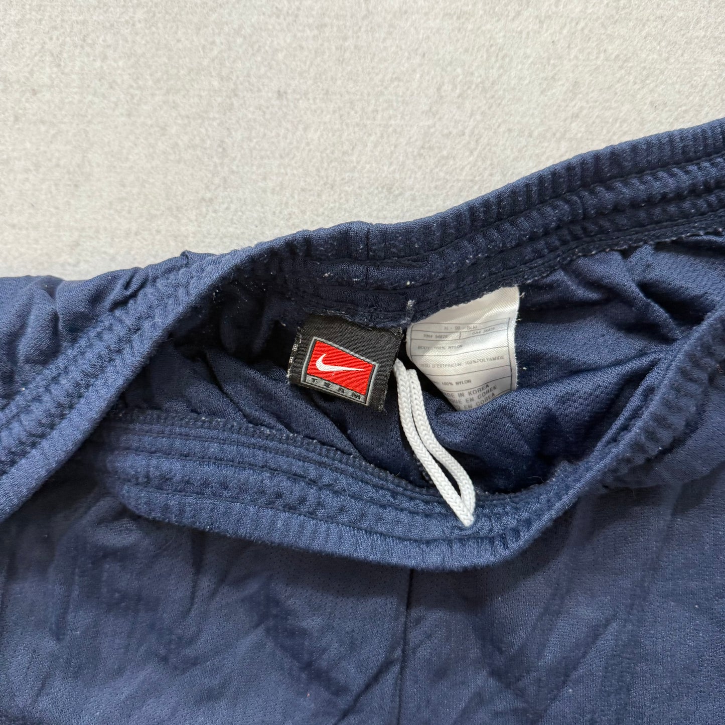 Nike Dri-FIT Men's Navy Blue Polyester Mesh Athletic Shorts Performance Size 2XL