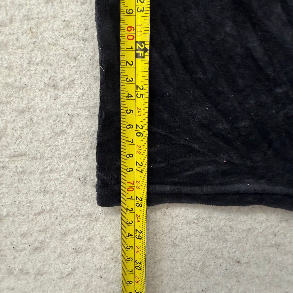 Vintage Juicy Couture Women's Black Velour Flared Track Pants Drawstring Size S
