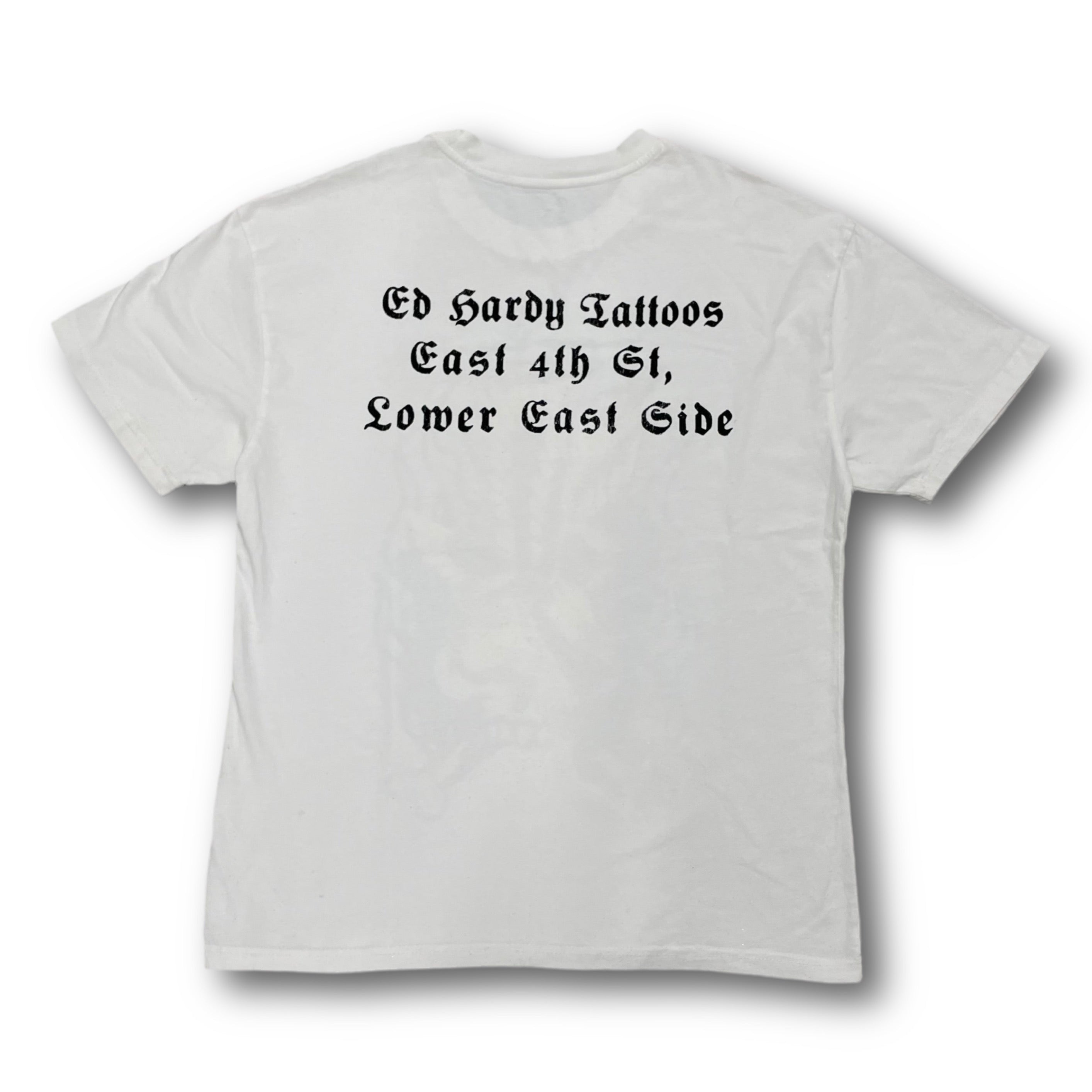 ED HARDY “Eagle Snake” WHITE OVERSIZED T SHIRT