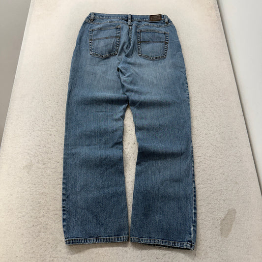 L.L.Bean Womens Medium Wash Boot Cut Jeans Size 14 photo 2