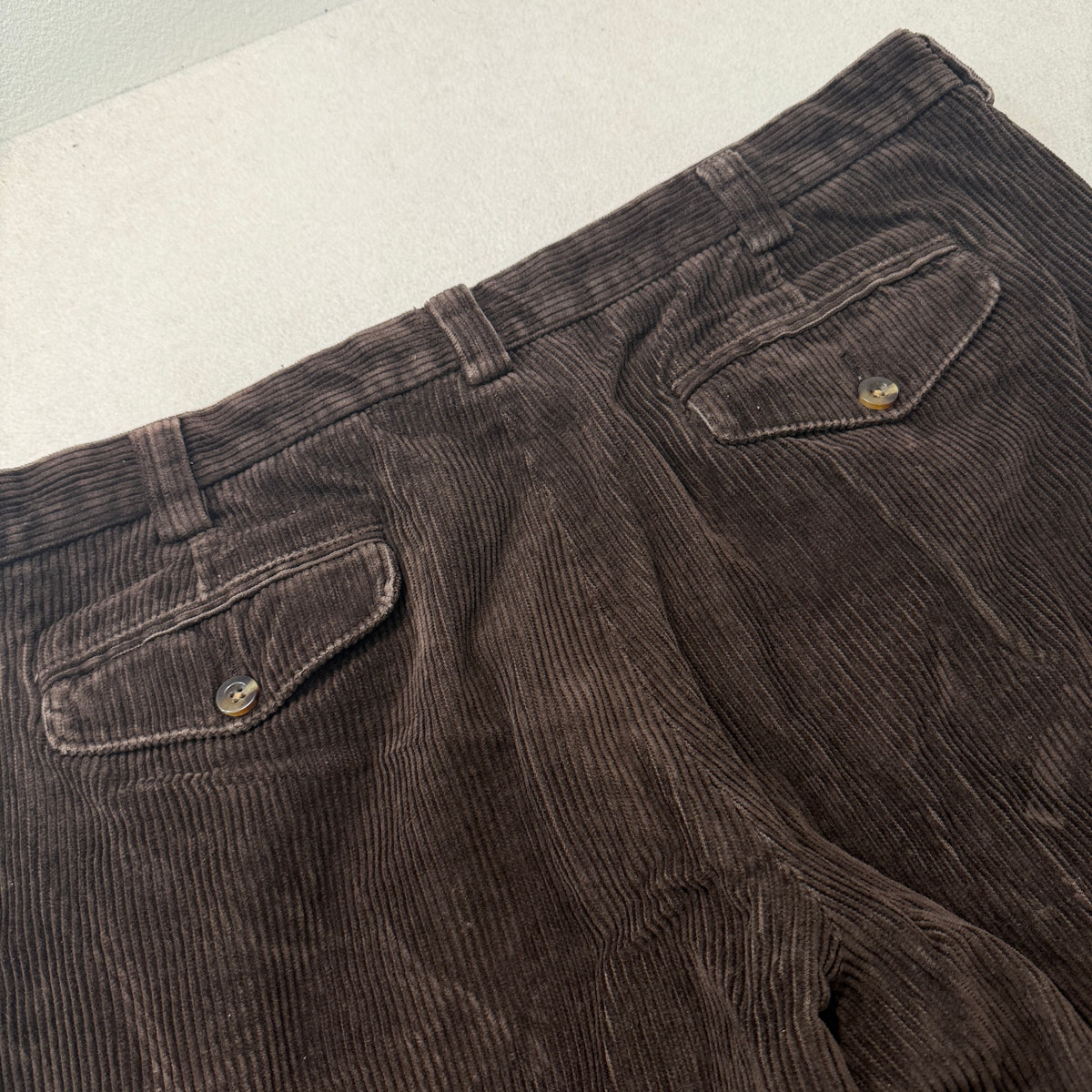 Brown Wide Wale Corduroy Pants Size 40x30 photo 7