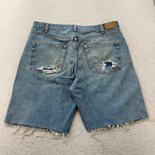 Kirkland Signature Cutoff Denim Shorts Light Wash Size 34 photo 2