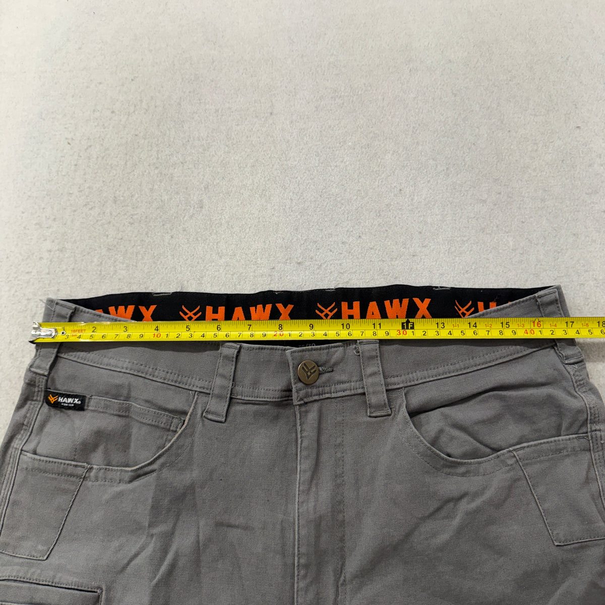 Hawx Work Pants Gray Size 36x30 photo 4
