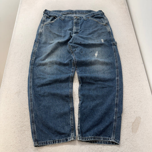 Lee Carpenter Jeans Dark Wash Size 38x30 photo 1