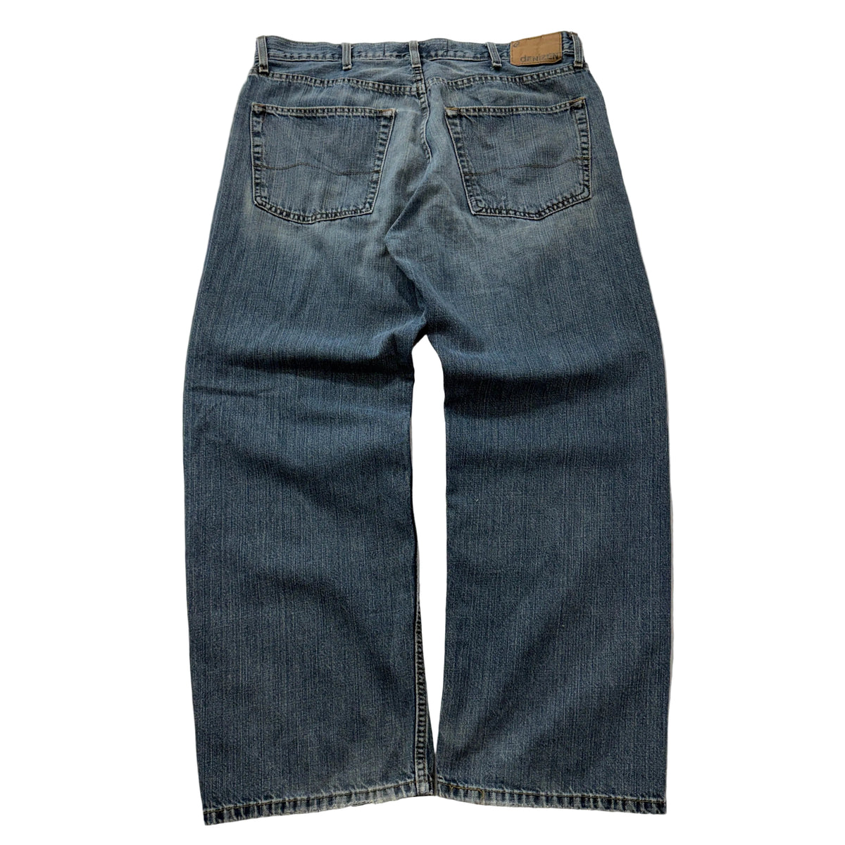 Levi's Denizen 299 Men's Blue Denim Jeans Loose Fit Zip-Fly Pockets Size W38