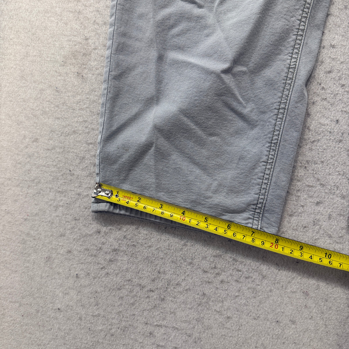 American Eagle Stretch Cargo Pants Light Gray Size L photo 6