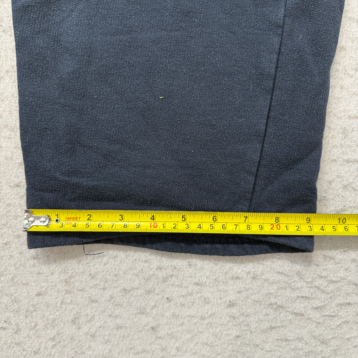 American Fusion Men's Navy Blue Sweatpants Wide Leg Pockets Classic Y2K Size L