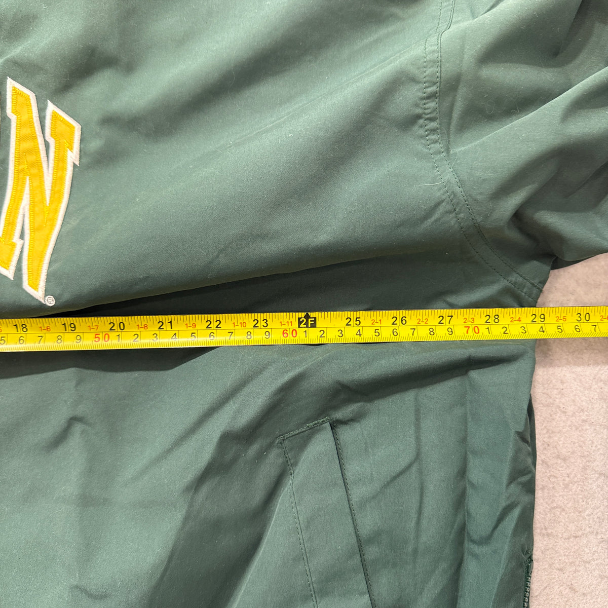 Knights Apparel Oregon Ducks Green Pullover Windbreaker Size XXL photo 4
