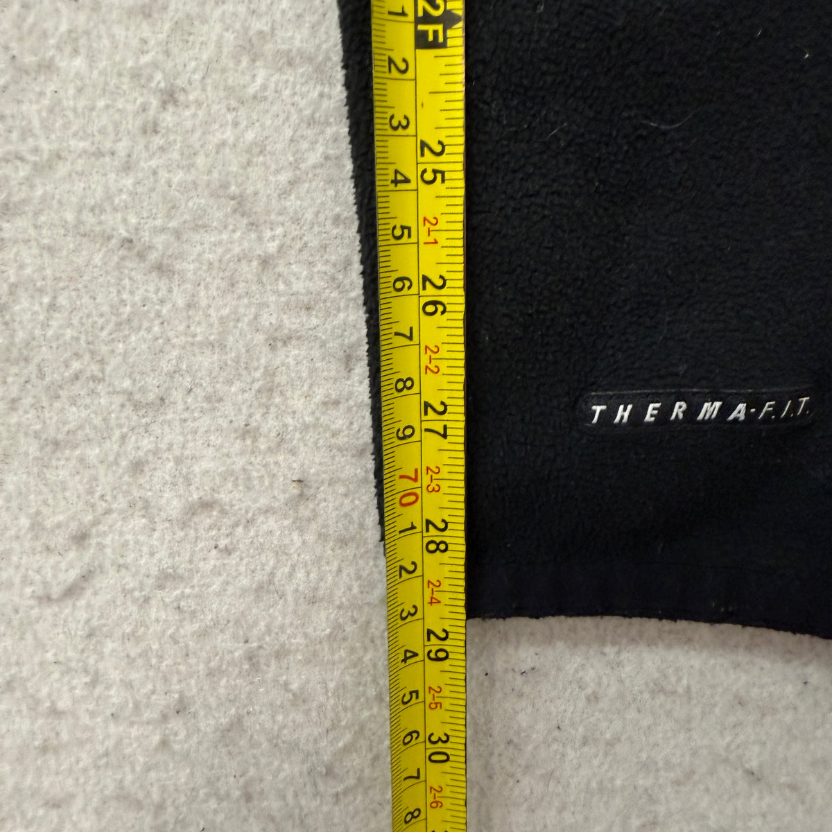 Nike Men's Black Fleece Sweatpants Zippered Pockets Drawcord Hem Logo Size S