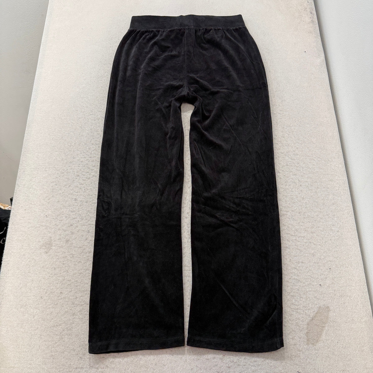 Juicy Couture Women's Black Velour Tracksuit Set Butterfly Graphic Y2K Size M