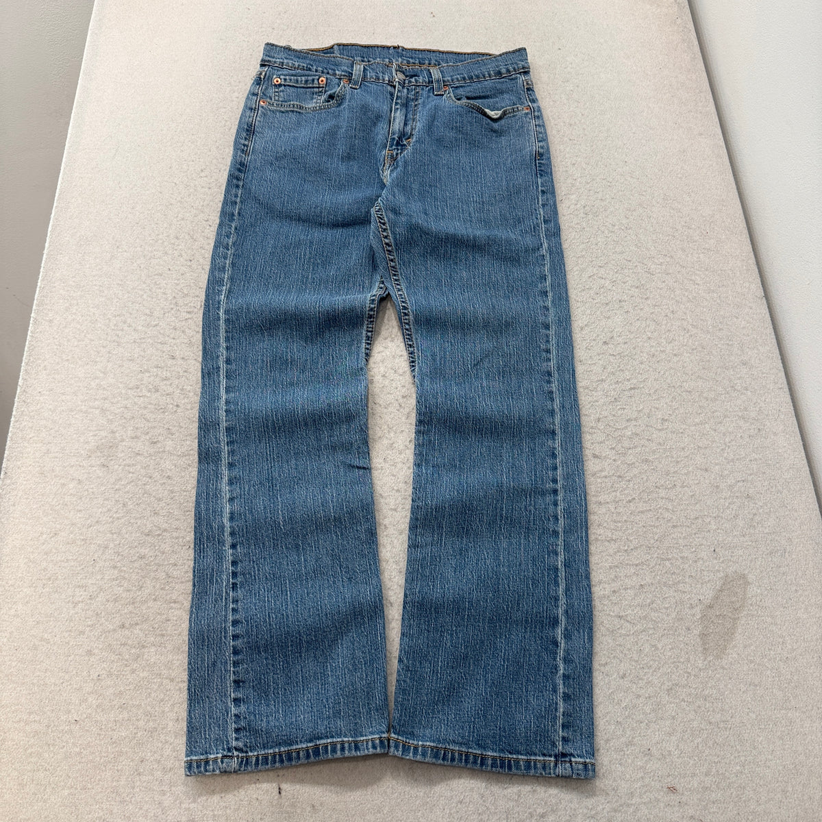 Levis 527 Slim Boot Cut Jeans Light Wash Size 31x30 photo 1
