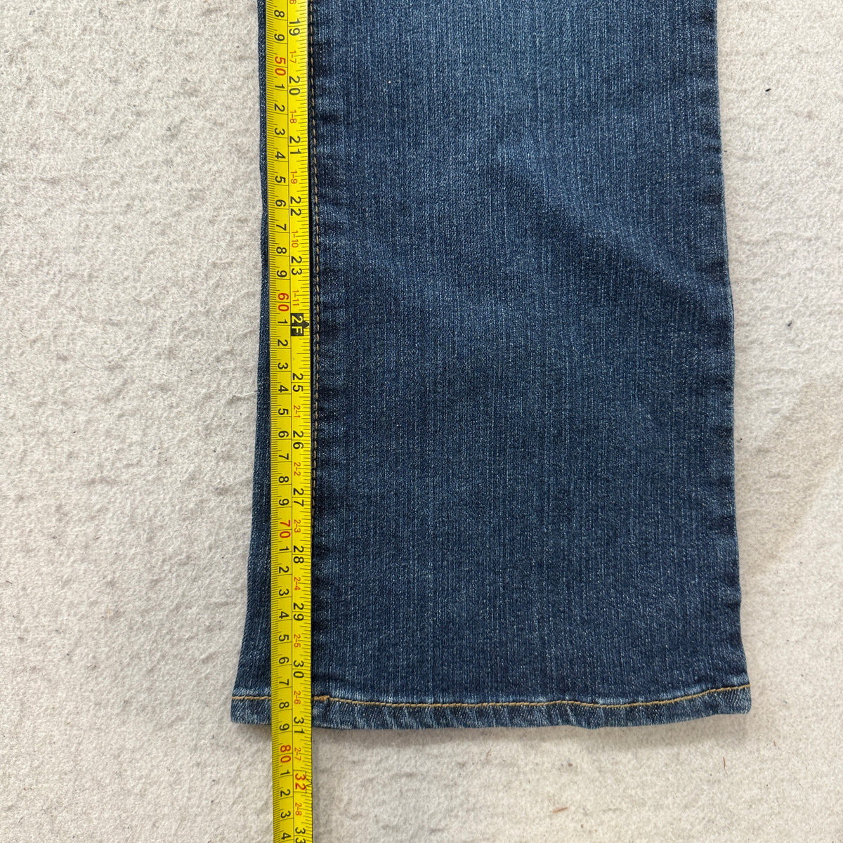 Tommy Jeans Bootcut Jeans Women's Dark Wash Stretch Denim Low Rise Size 11 photo 6