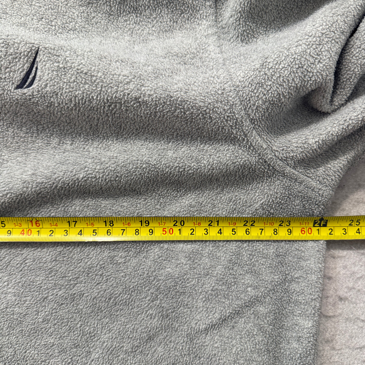 Nautica Grey Fleece Full Zip Jacket Size XL photo 4