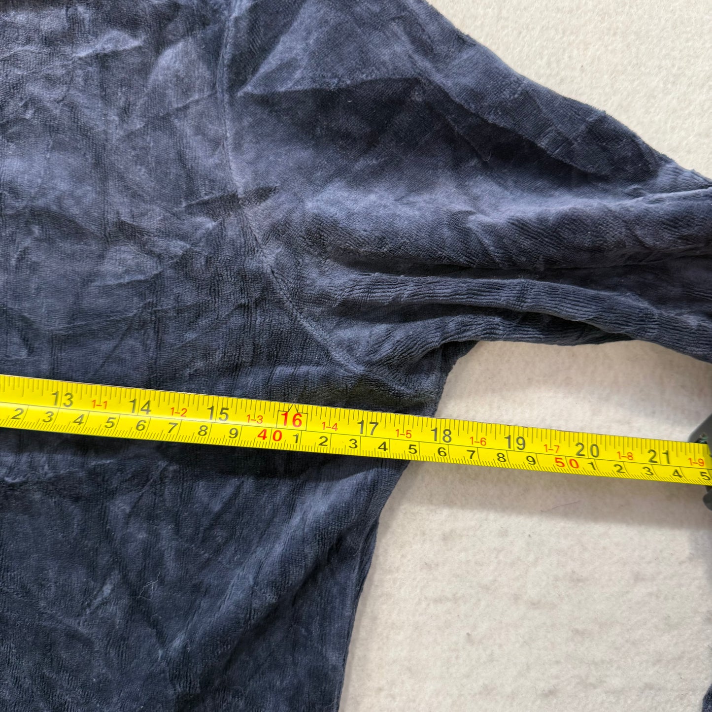 Juicy Couture “Scottie Dogs” Navy Velour Zip Up Hoodie Rhinestones Logo Size M