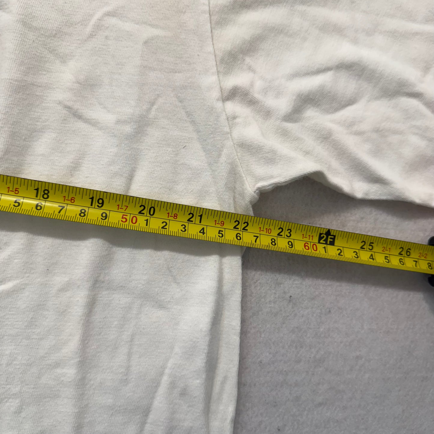 Ecko Unltd. Men White Cotton T-Shirt Short Sleeves Crew Neck Graphic Logo Size L