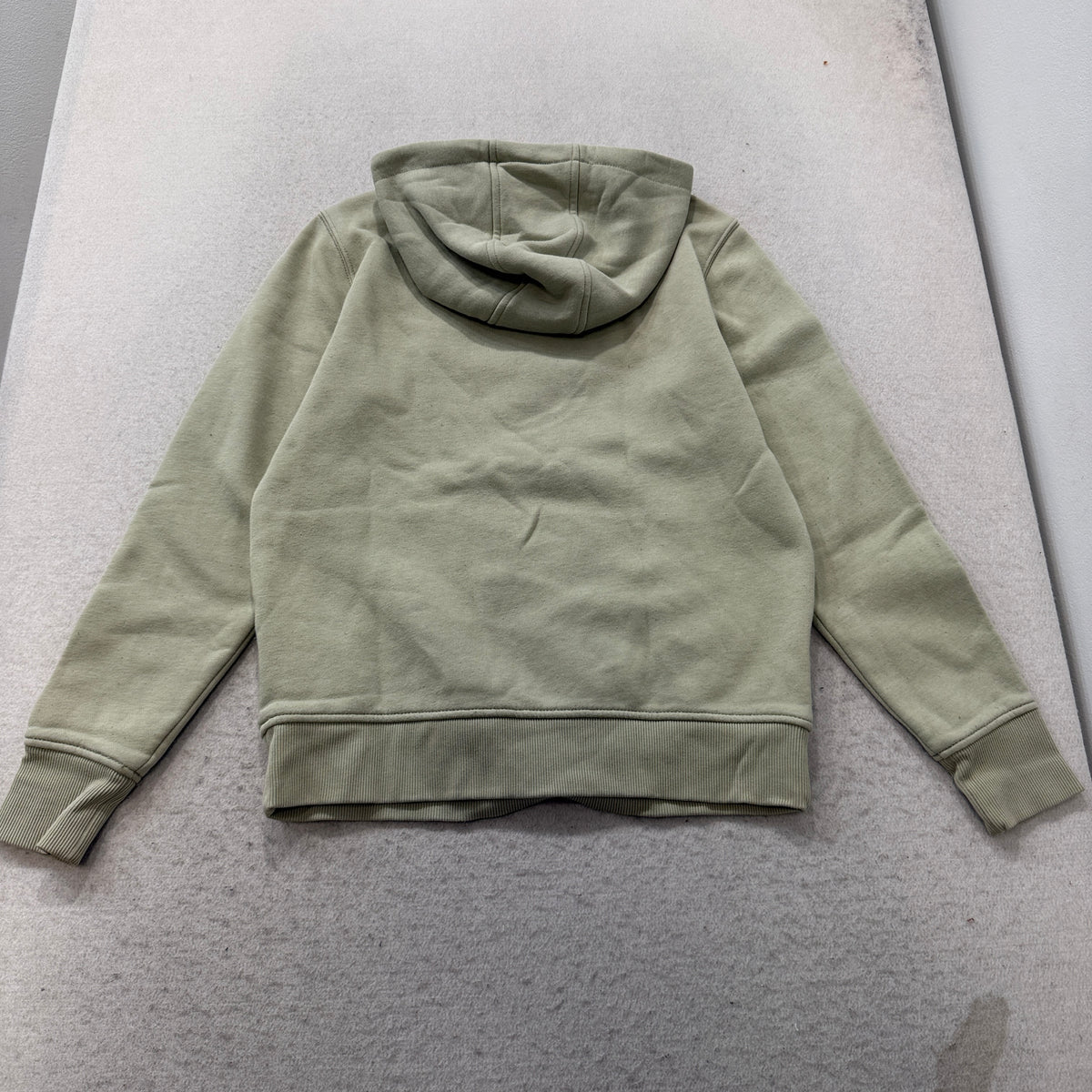 Carhartt Men's Sage Green Quarter Zip Pullover Hoodie Relaxed Fit Pockets Size S