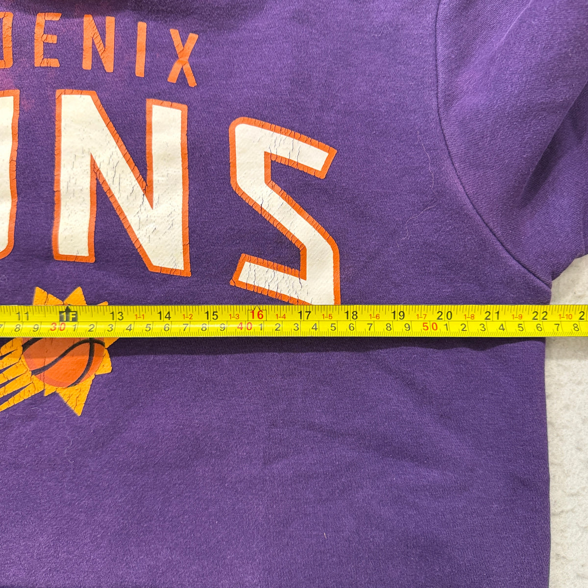 Fanatics Phoenix Suns Purple Pullover Hoodie Size L photo 4