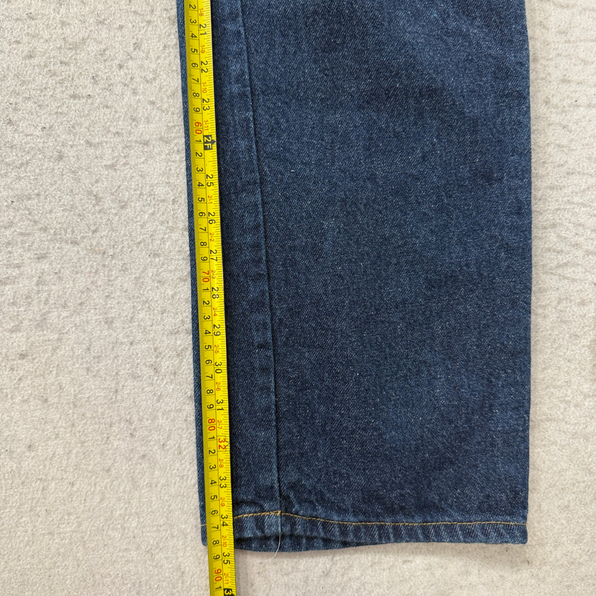 G&K Team Wear Dark Wash Work Jeans Size 38x34 photo 5