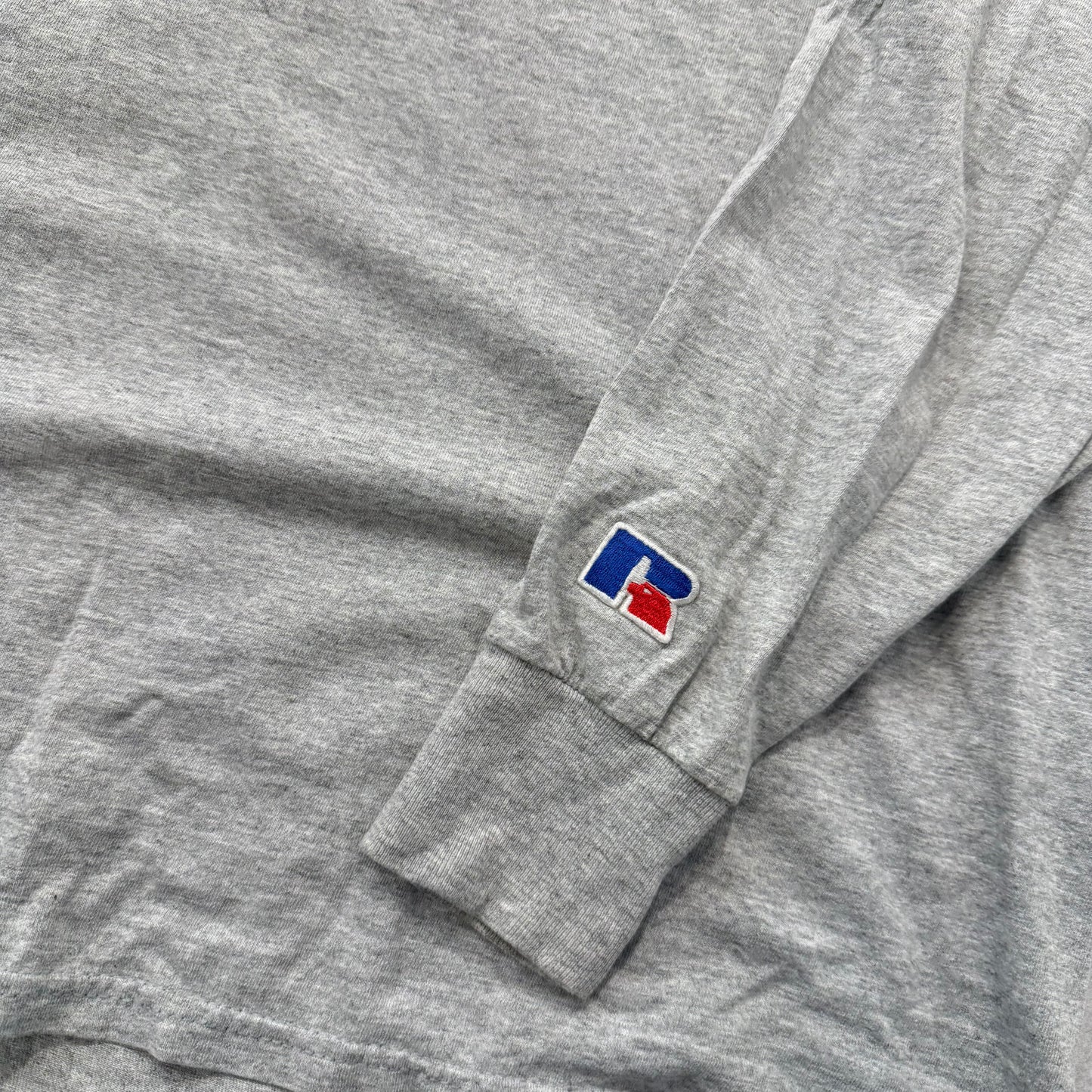 Russell Athletic Stanford Men's Gray T-Shirt Long Sleeve Sportswear Tee Size XL