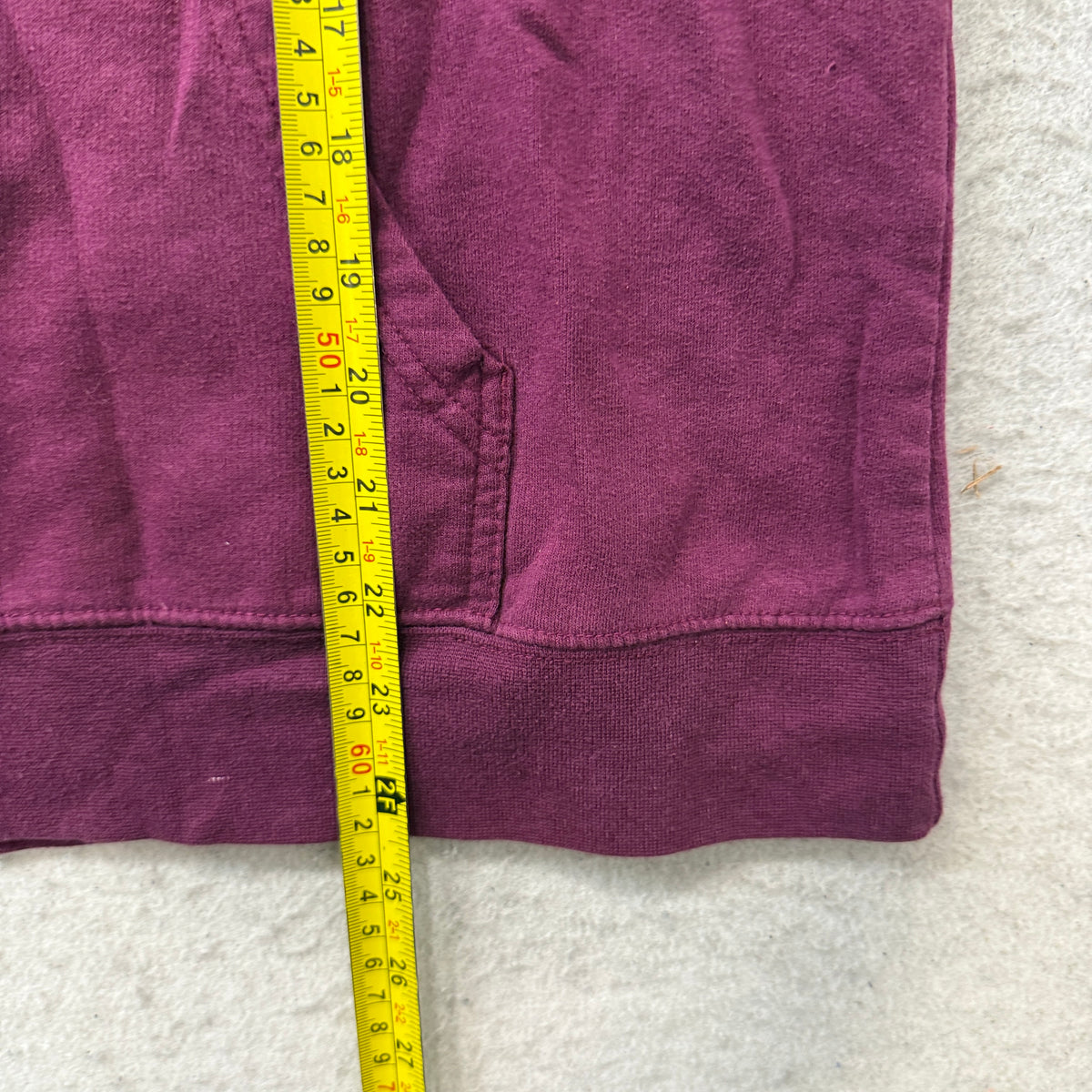 Cabela's Women's Maroon Fleece Pullover Hoodie Spellout Graphic Y2K Size Medium