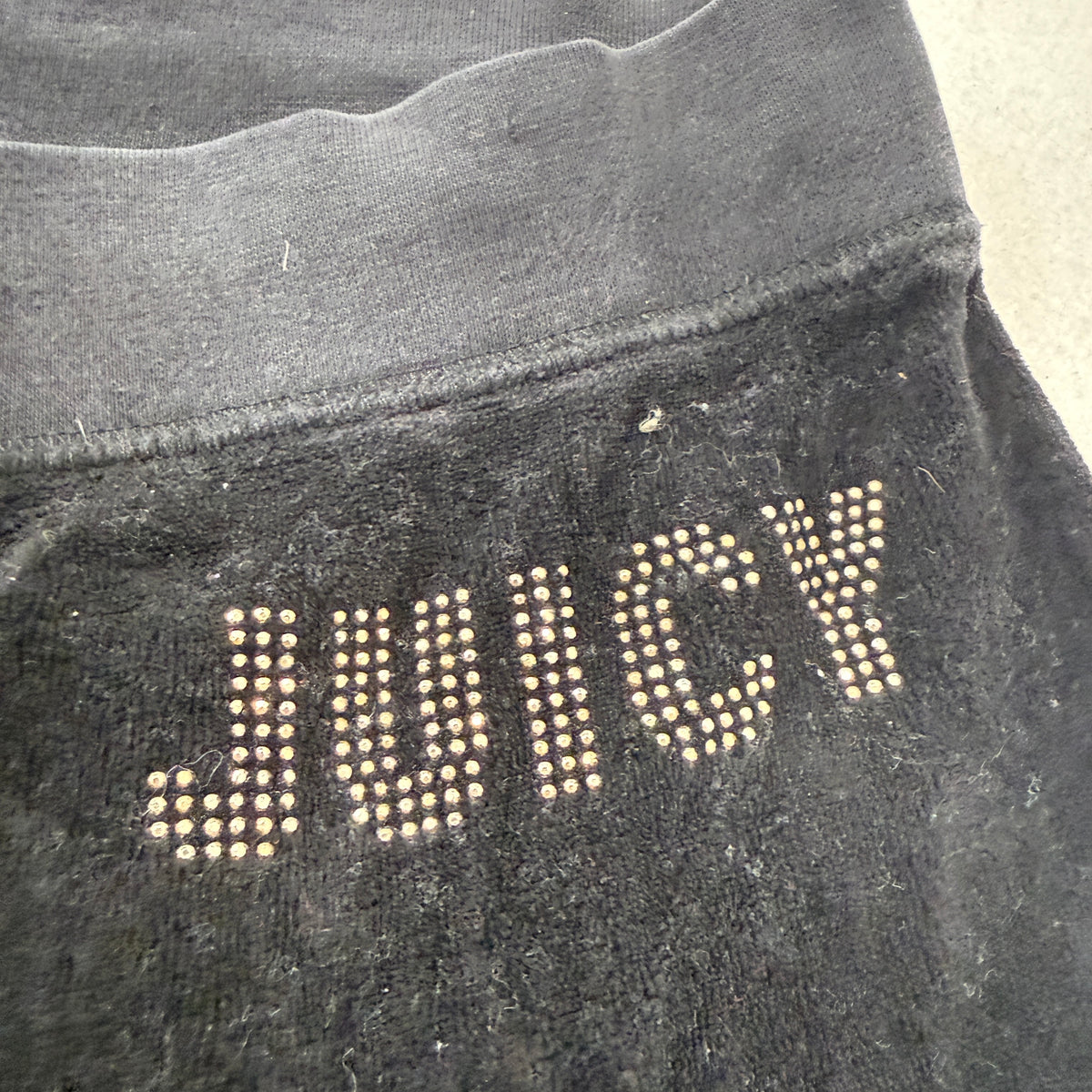 Vintage Juicy Couture Scottie Dogs Women's Black Velour Tracksuit Set Y2K Size S