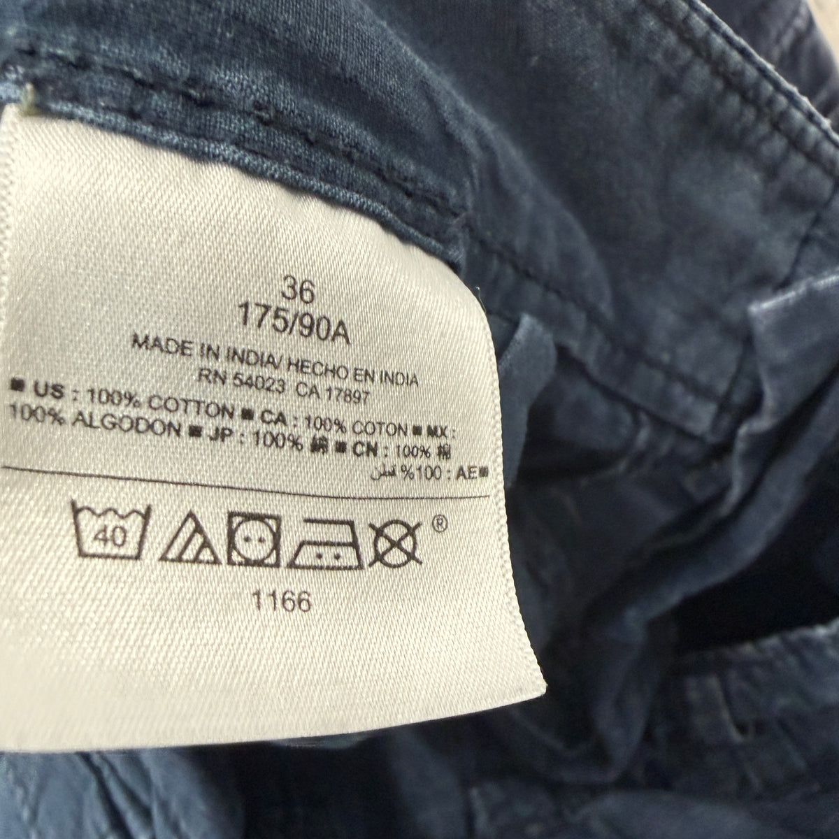Gap Cargo Shorts Men's Navy Blue Ripstop Cotton Utility Pockets Size 36 photo 3