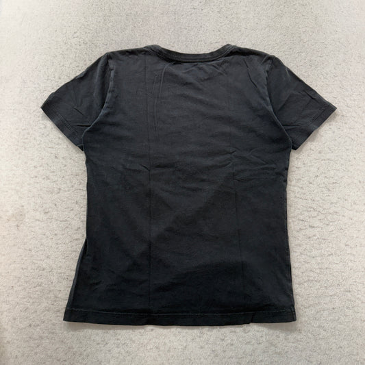 Hurley youth black shark tee back