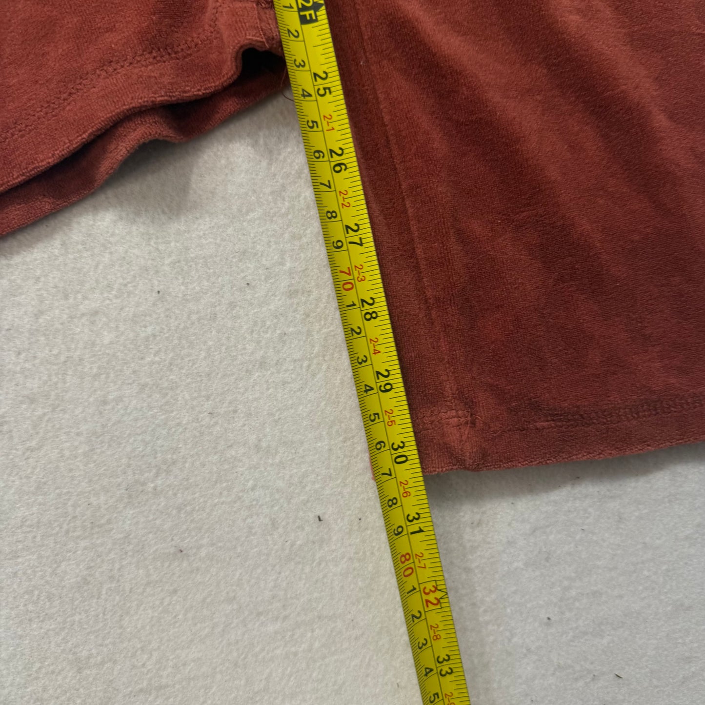 Juicy Couture Women's Brown Velour Flared Track Pants Back Snap Pockets Size M