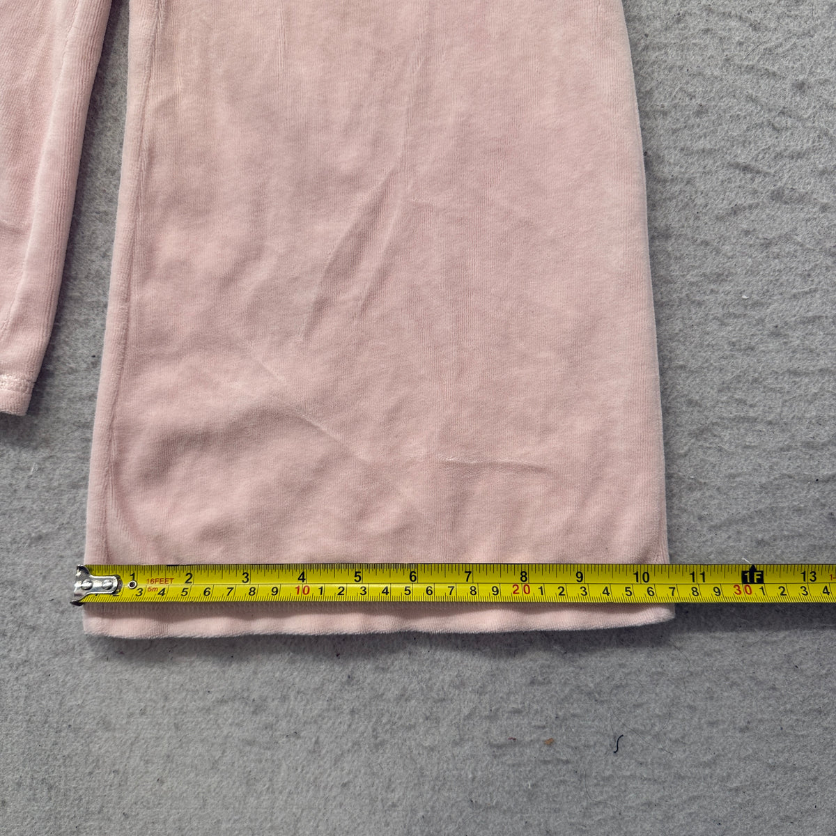 2003 Vintage Juicy Couture Women's Baby Pink Velour Flared Track Pant Y2K Size P