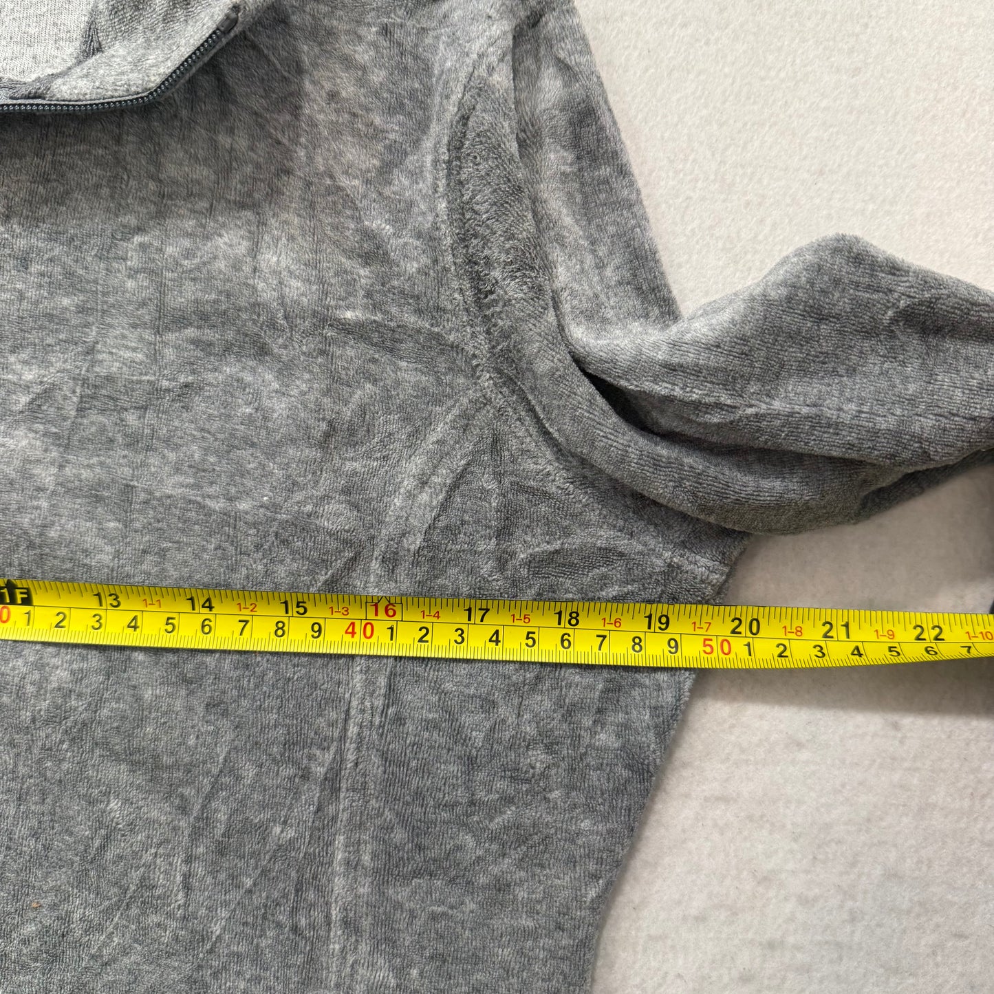 Vintage Juicy Couture Gray Velour Tracksuit Set Zip Up Jacket & Pant Y2k Size L
