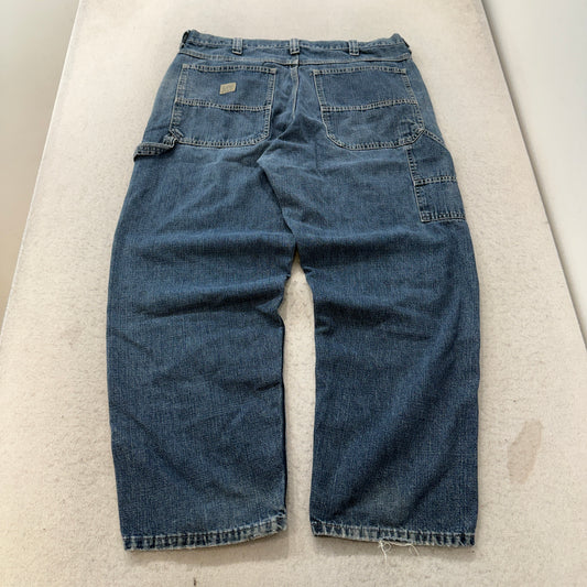 Lee Carpenter Jeans Dark Wash Size 38x30 photo 2