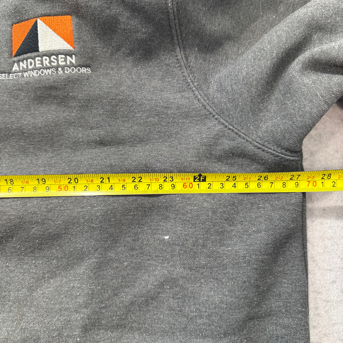 Carhartt Andersen Grey Thermal Lined Full Zip Hoodie Size XL photo 4