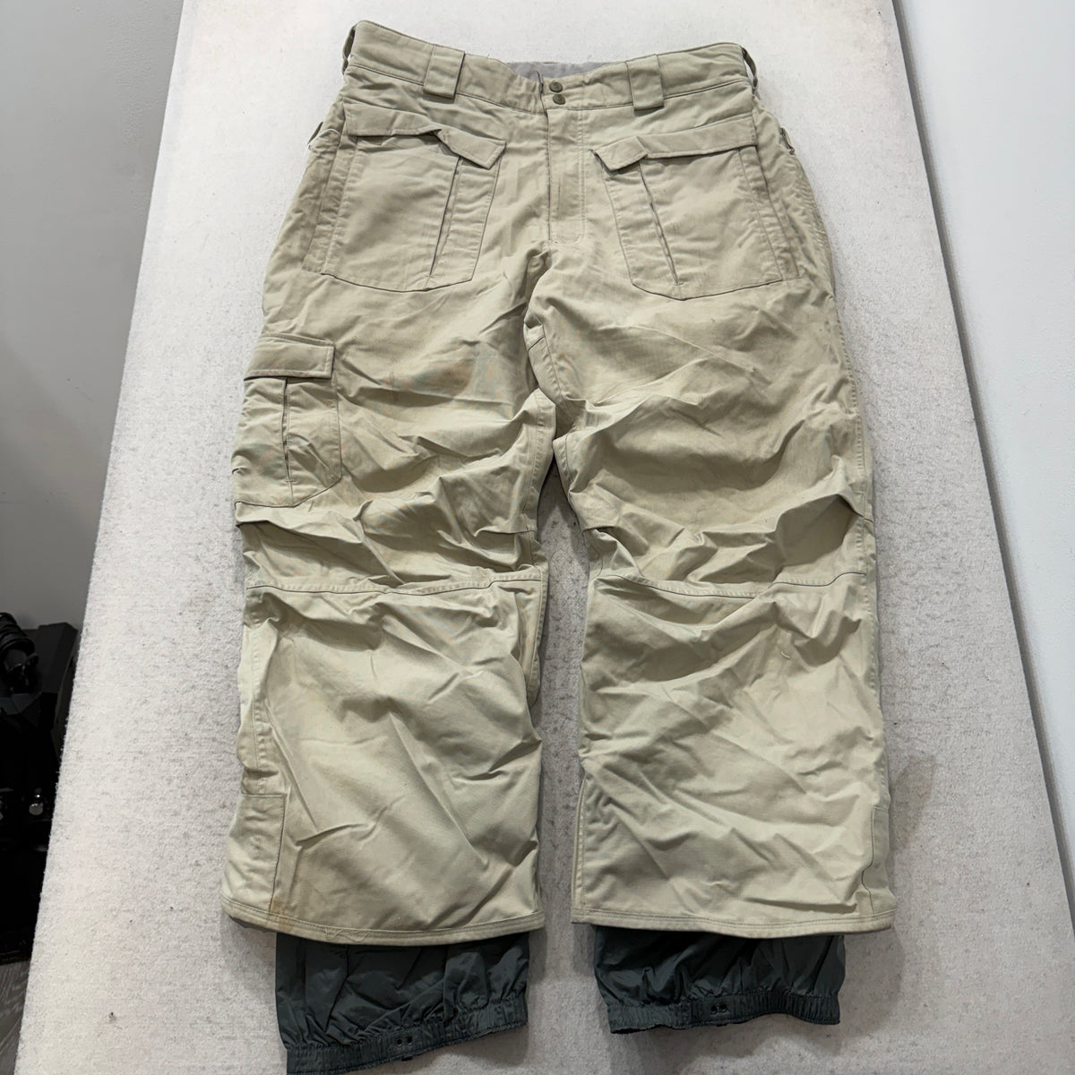 Burton Snowboard Pants Men's Khaki Beige Insulated Cargo Ski Snow Size XL photo 1