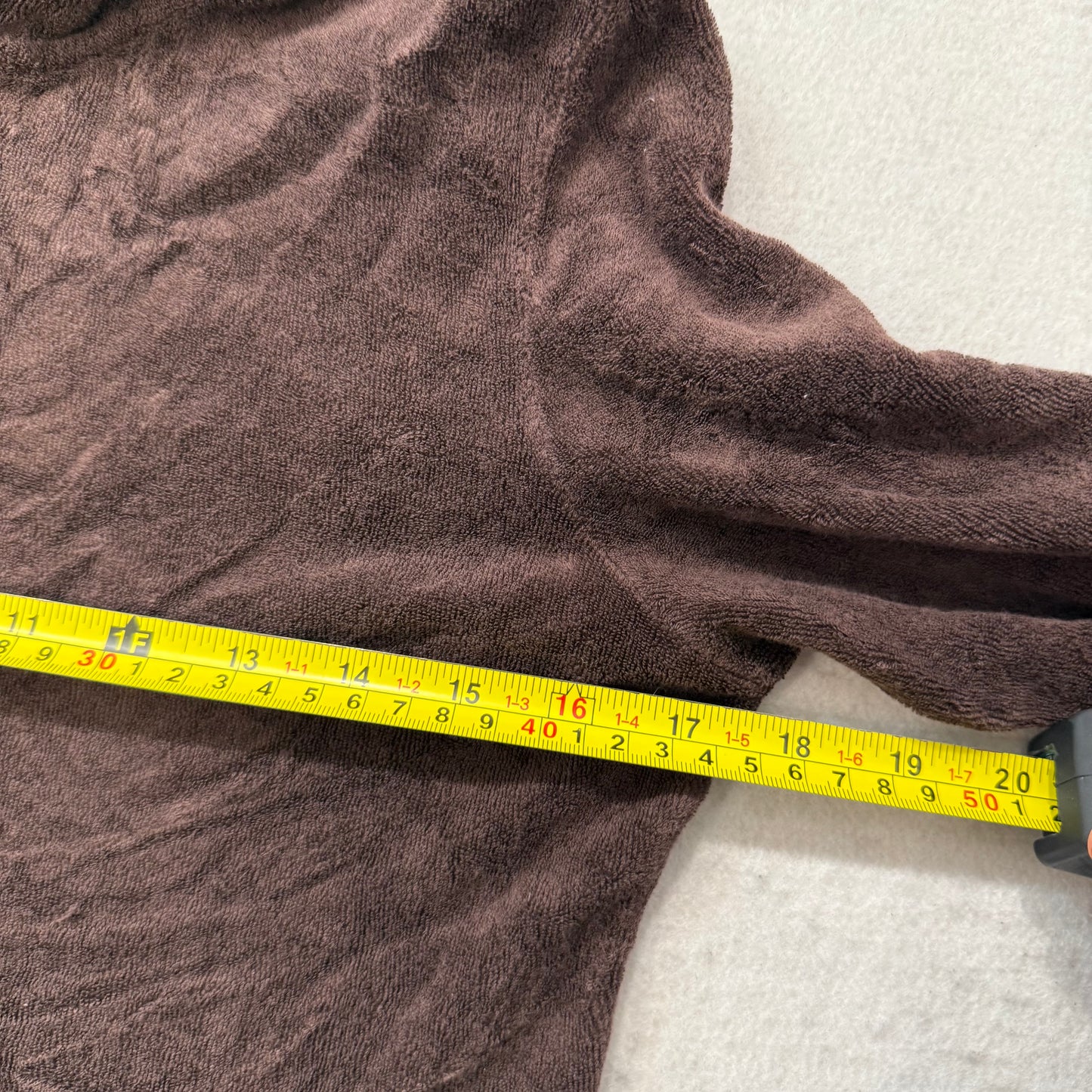 Juicy Couture Brown Terry cloth Tracksuit Set Zip Up Hoodie & Flared Pants Y2k Size M