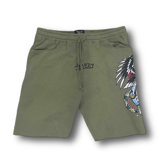 ED HARDY “Flying Skull” SAGE SHORTS