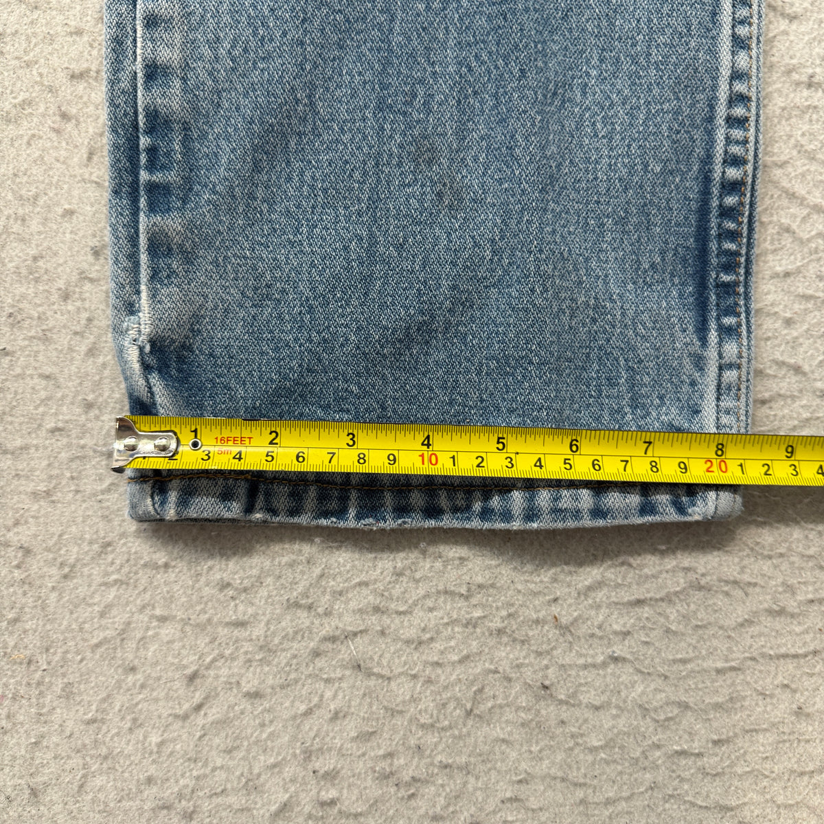 Vintage Wrangler 13MWZ Cowboy Cut Jeans Men's Light Wash USA Style Size 40x38 photo 6