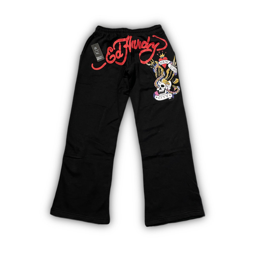 Ed Hardy “NYC Skull” Flare Pants