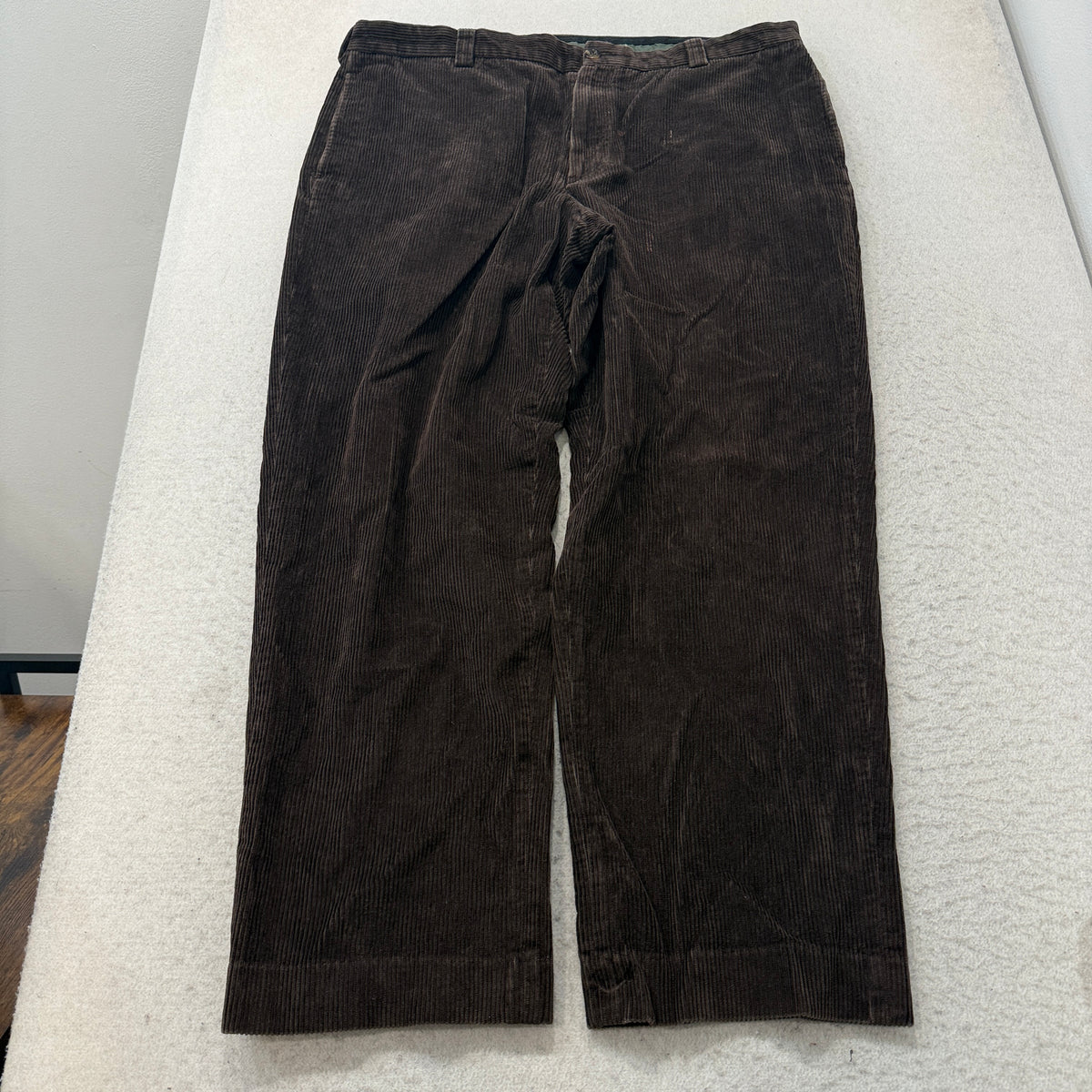 Brown Wide Wale Corduroy Pants Size 40x30 photo 2