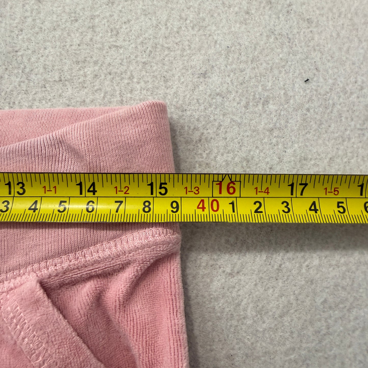 Juicy Couture Women's Pink Velour Flared Leg Track Pants Pockets Dog Logo Size S